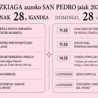 Ezkiaga auzoko San Pedro Jaiak