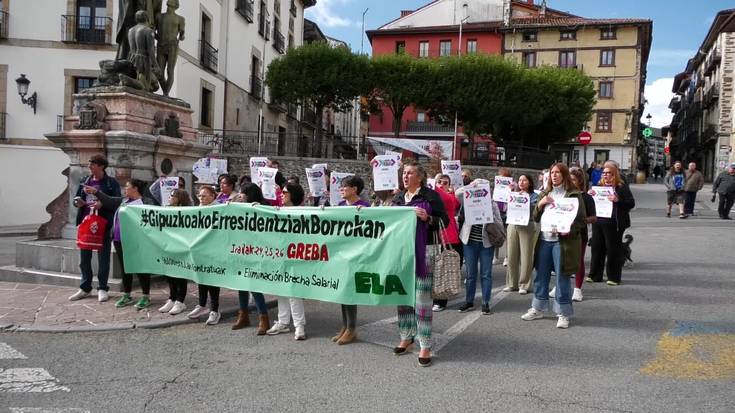 Gipuzkoako erresidentzietako eta eguneko zentroetako langileak Ordizian mobilizatu dira bigarren greba egunean
