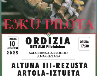 [amaituta] Pilota partida profesionak ikusteko 2 sarrera bikoitz