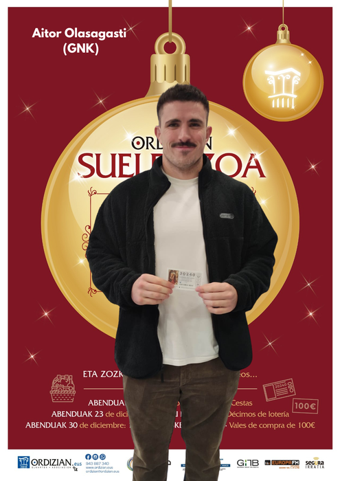 ORDIZIAN LOTERIAK BANATZEN: AITOR OLASAGASTI