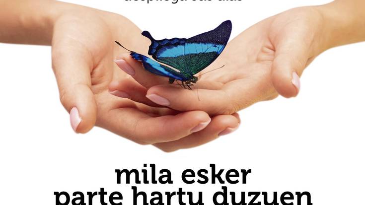 MILA ESKER  UDABERRIKO KANPAINAN PARTE HARTU DUZUEN GUZTIOI