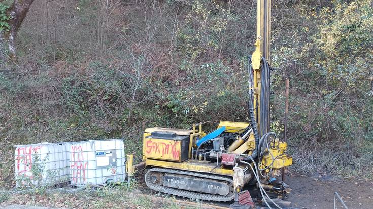 AHTaren zundaketa bat aurkitu dute Olaberrian