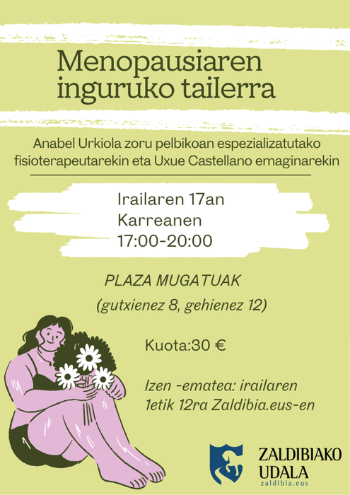 Menopausiaren inguruko tailerra