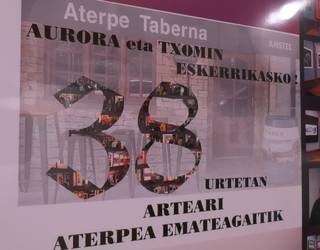 Goierriko Artisten Erakusketak Aterpe omendu du, arteari eskainitako babesagatik