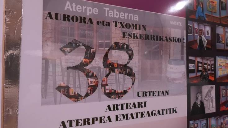 Goierriko Artisten Erakusketak Aterpe omendu du, arteari eskainitako babesagatik