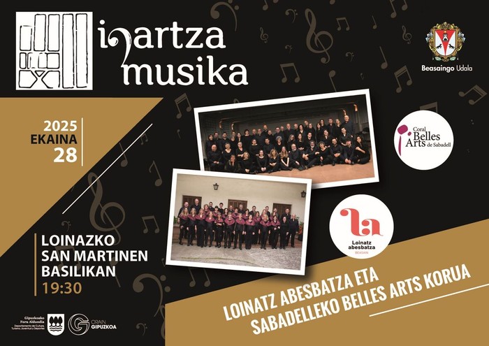 Igartza Musika: Loinatz Abesbatza eta Sabadelleko Belles Arts Korua