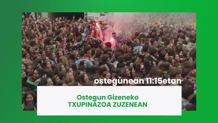 Tolosako Ostegun Gizeneko Txupinazoa zuzenean