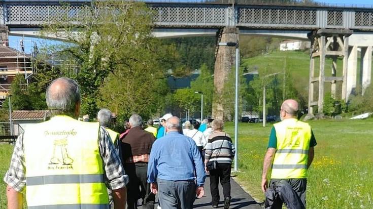Eskualde mailako adineko pertsonen ibilaldi neurtua