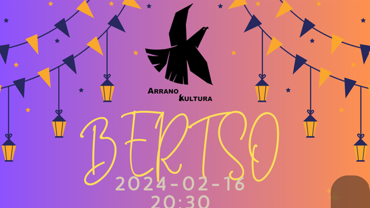 Bertso afaria: Maialen Lujanbio eta Iker Zubeldia