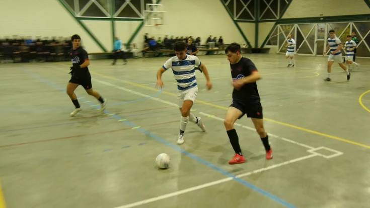 Legorreta nagusi Idiazabalen aurkako areto futboleko derbian