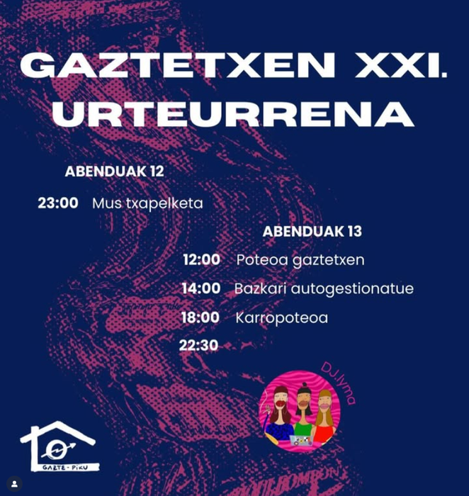 Legorretako Gaztetxearen XXI. urteurrena
