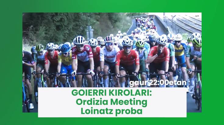 Gaur 22:00etatik aurrera Goierri Kirolari saioa