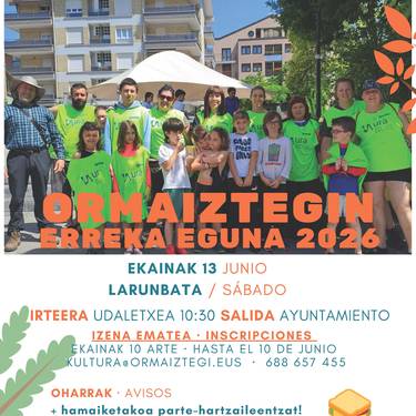Erreka Eguna ormaiztegin