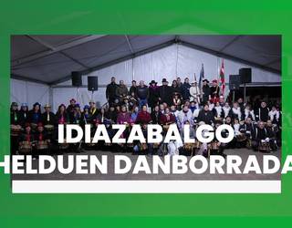 Idiazabalgo helduen danborrada