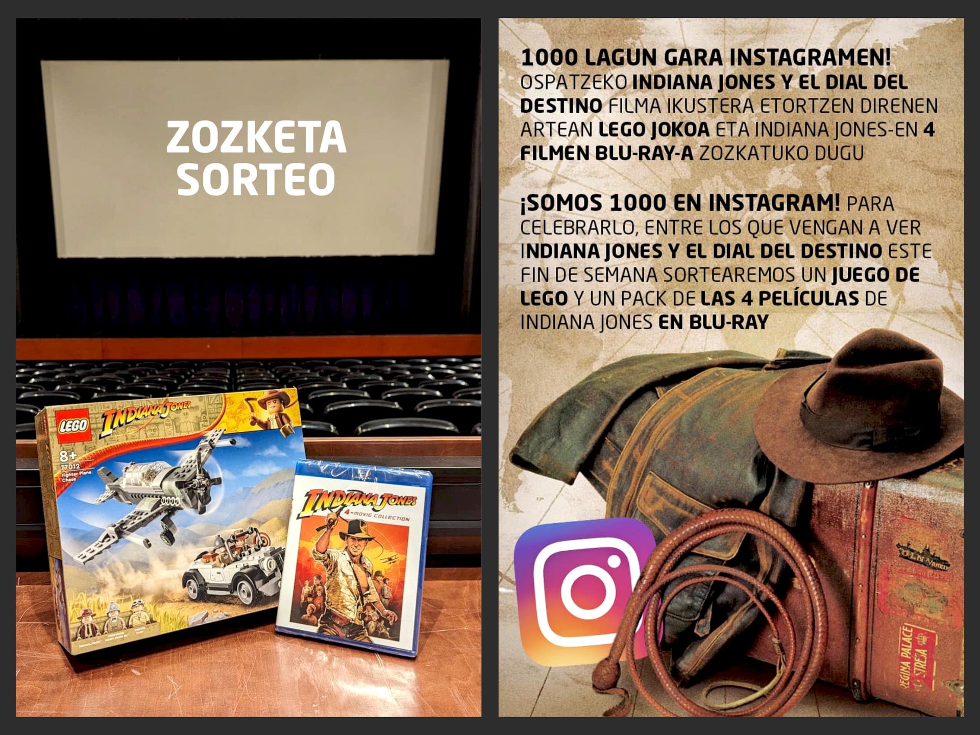 Zozketa asteburu honetako filma ikustera etortzen direnen artean
