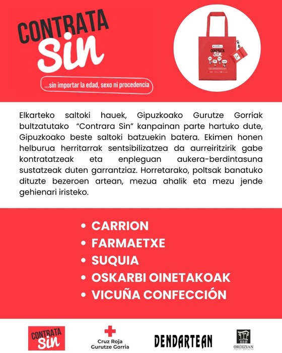 "CONTRATA SIN" KANPAINA