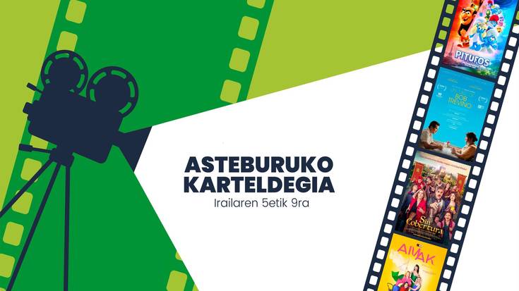 Asteburuko zinema eta antzerki karteldegia