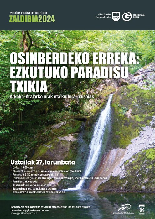 Osinberdeko erreka: ezkutuko paradisu txikia