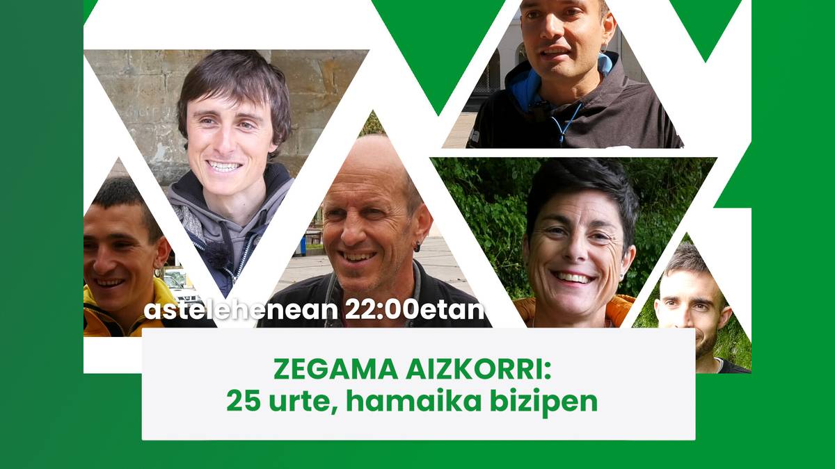 Gaur 22:00etatik aurrera 'Zegama Aizkorri: 25 urte, hamaika bizipen' saioa