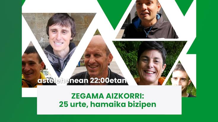 Gaur 22:00etatik aurrera 'Zegama Aizkorri: 25 urte, hamaika bizipen' saioa