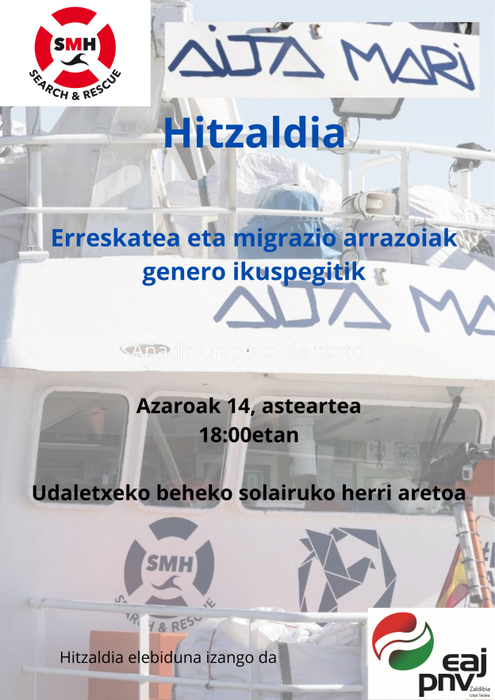 Aita Mari. Erreskatea eta migrazio arrazoiak genero ikuspegitik