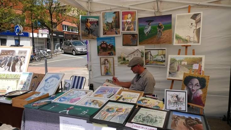 Beasaingo sortzaileek artea kalera atera zuten igandean