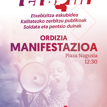 Maiatzak 1eko manifestazioa LAB