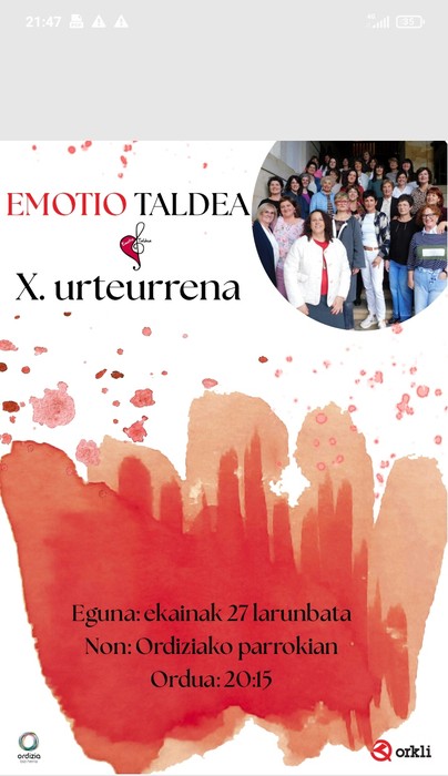 Emotio taldearen X. urteurrena
