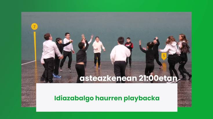 Idiazabalgo haurren Play Back emanaldia