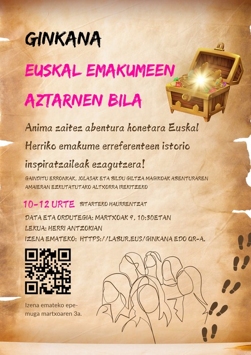 ‘Euskal emakumeen aztarnen bila’ ginkana