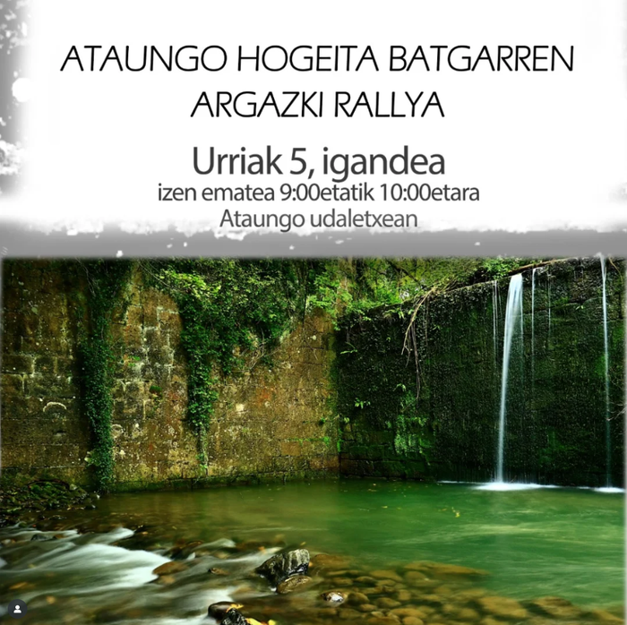 Ataungo Hogeita Batgarren Argazki Rallya