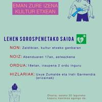 Lehen sorospen ikastaroa