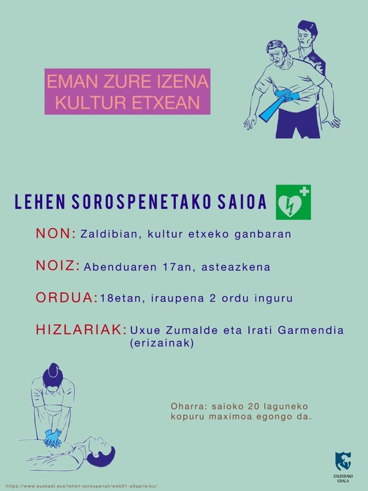 Lehen sorospen ikastaroa