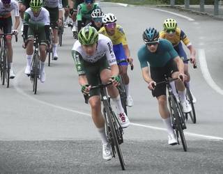 Caja Rural-Alea taldeko Iker Perez nagusi San Bartolome Sarian