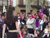 Aske talde feministaren mezuak ozen entzun ziren plazan