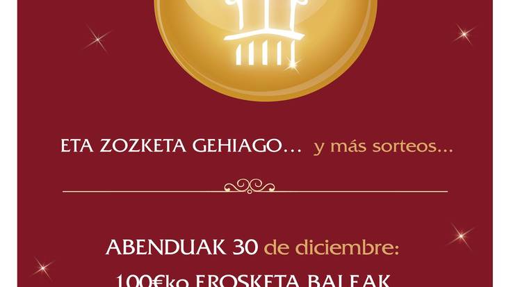 GAUR 100 € KO EROSKETA BALEEN ZOZKETA