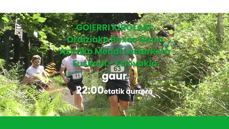 22:00etatik aurrera Goierri Kirolari saioa