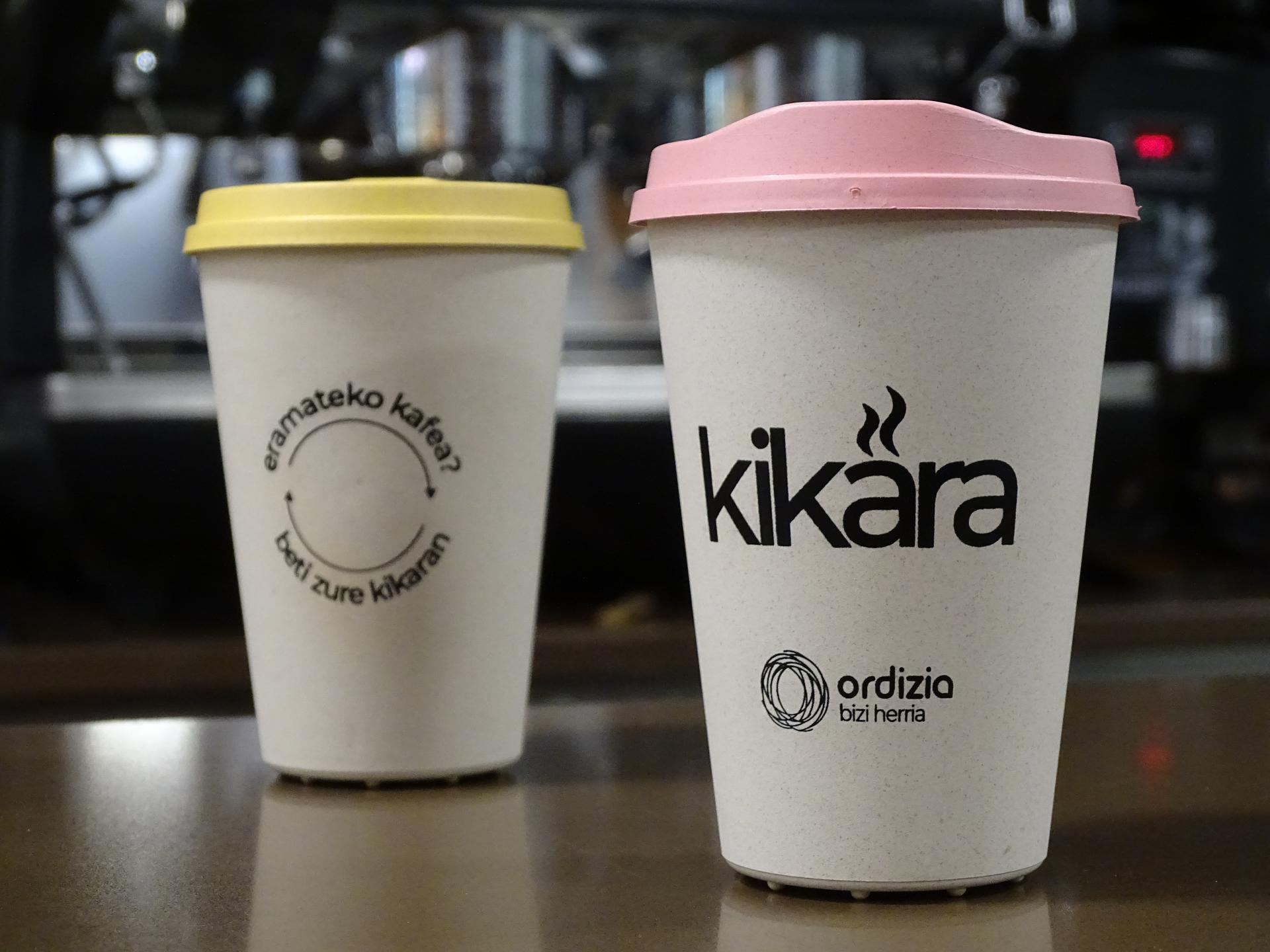 “Kikara” edalontzi berrerabilgarrien aldeko apustua Ordiziako ostalaritzan