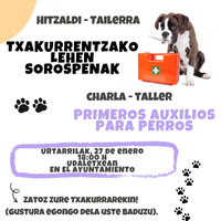 Txakurrentzako lehen sorospenak