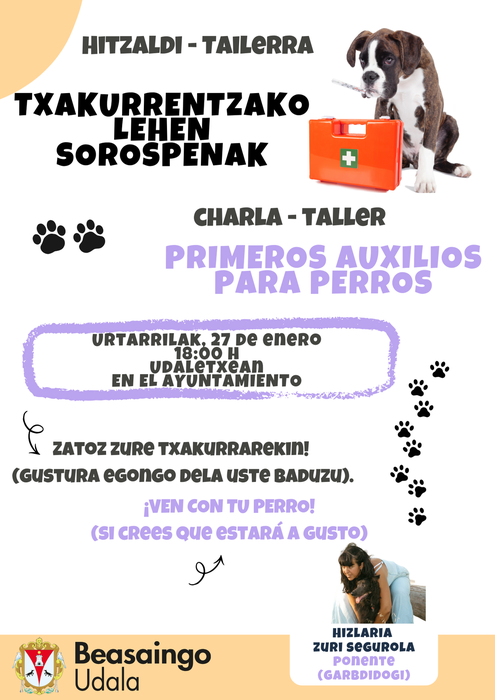 Txakurrentzako lehen sorospenak