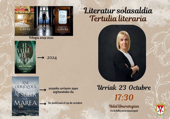 Literatur solasaldia Ane Odriozola Ciarekin