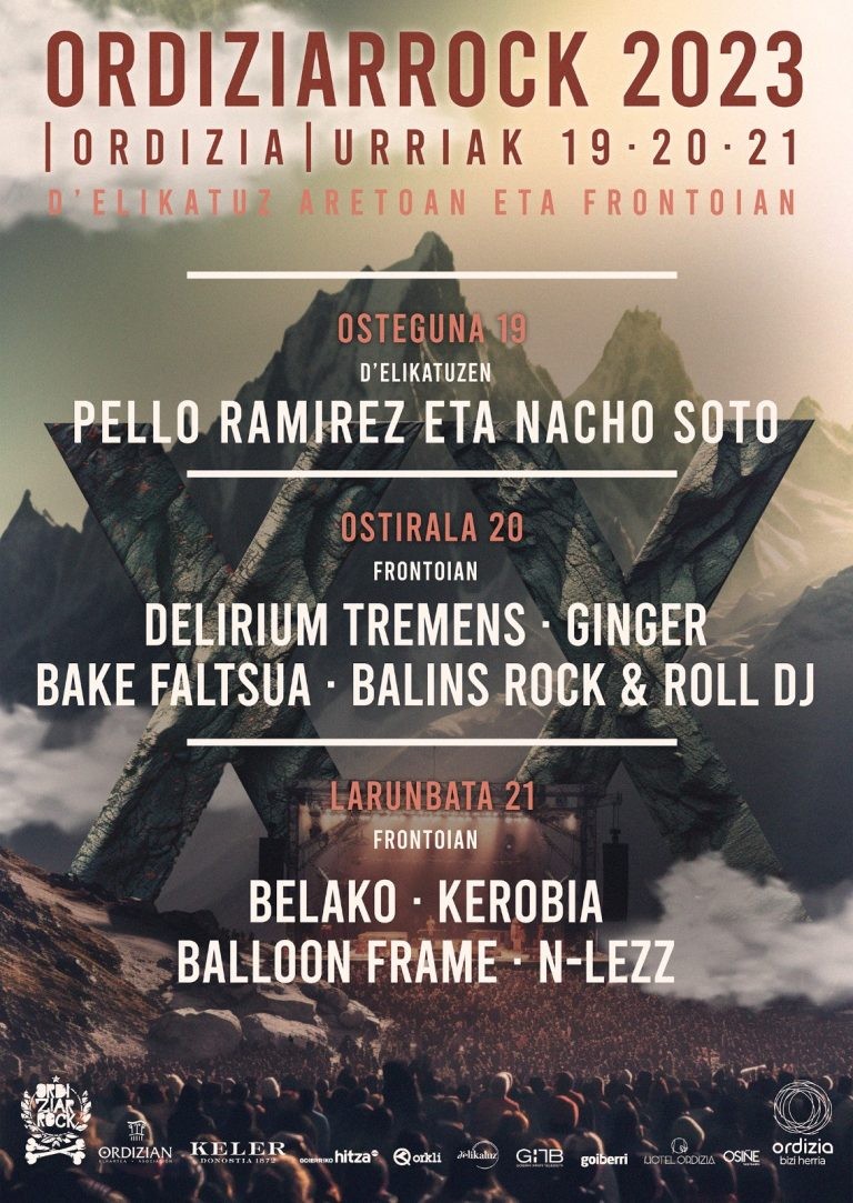ORDIZIAN ELKARTEAK BAT EGIN DU ORDIZIARROCK XX. URTEURRENAREKIN