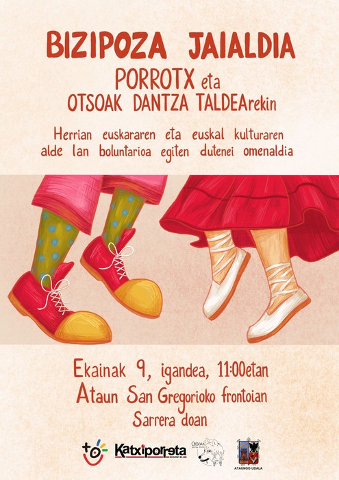 Bizipoza jaialdia Porrotx eta Otsoak Dantza Taldearekin