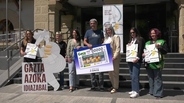 Asteburuan egingo den Gazta Azoka izango da maiatzaren 5ean zozkatuko den ONCEko kupoiaren irudia