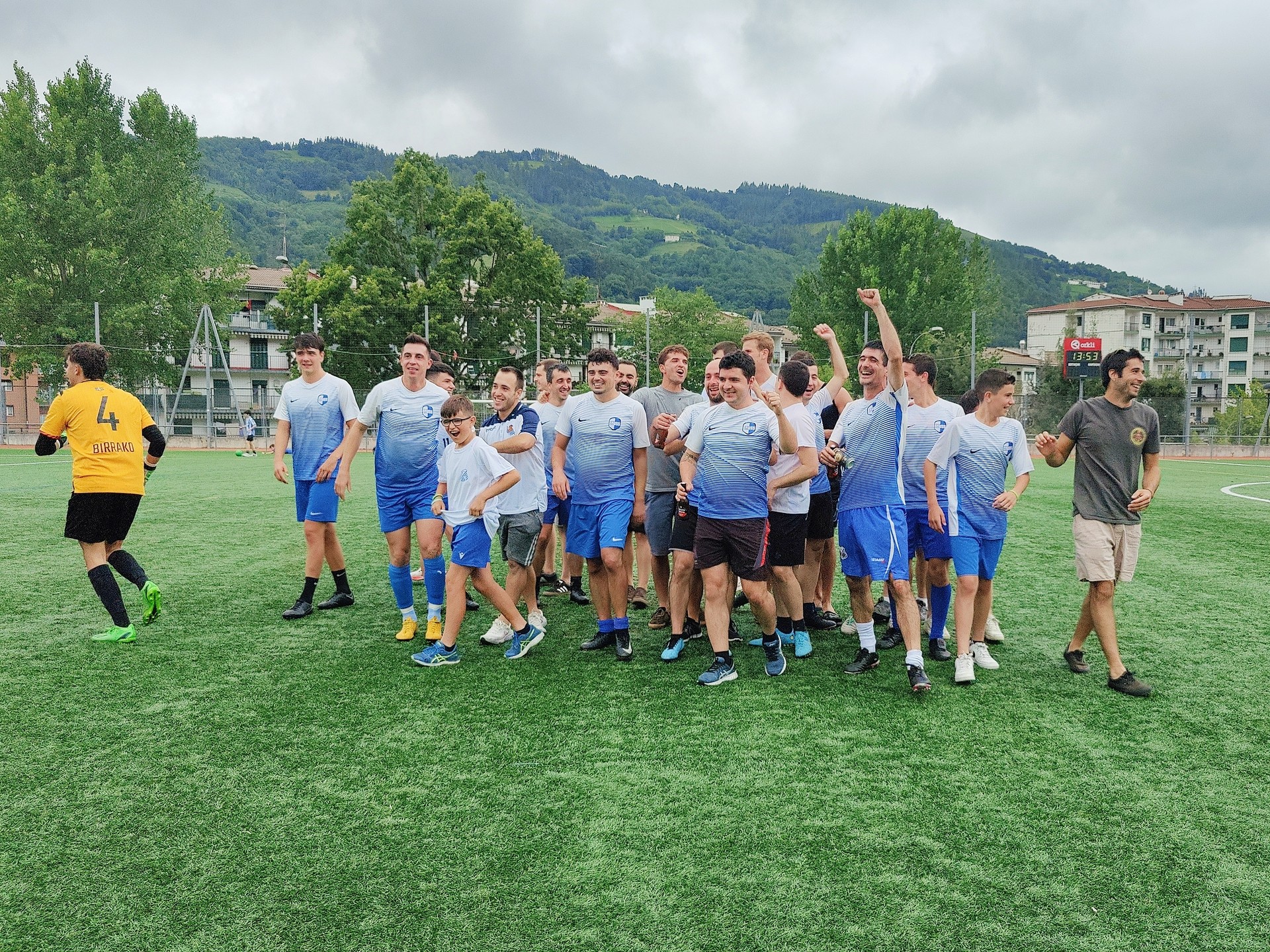 Gauss garaile Ordiziako kudrilla arteko futbol txapelketan