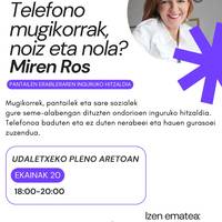 Telefono mugikorren eta pantailen erabilera