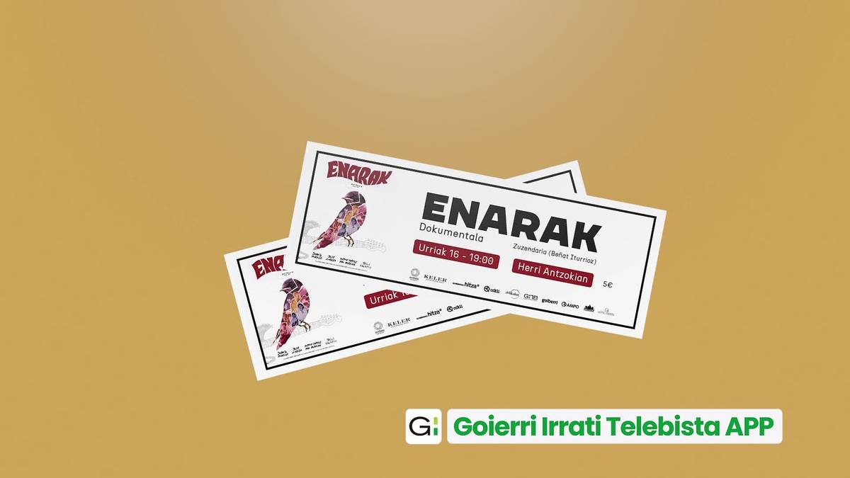 Enarak dokumentala ikusteko sarrera bikoitza