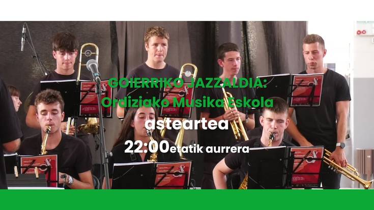 22:00etatik aurrera Jazzaldia: Ordiziako Musika Eskola