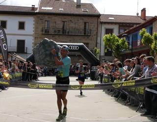Gontzal Murgoitio eta Andrea Garay nagusi Segura Zerain mendi lasterketan