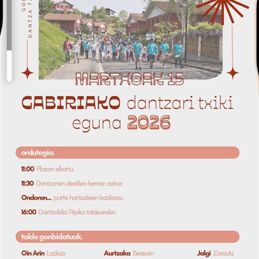 Gabiriako dantzari txiki eguna